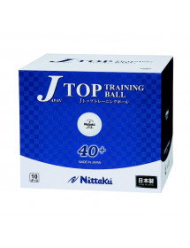 120 balles Nittaku J-Top Training 40+ blanche